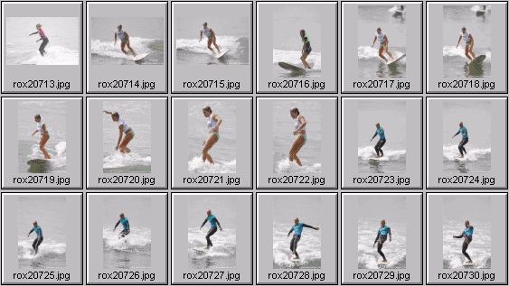 2002 Roxy Wahine women's surfing photos