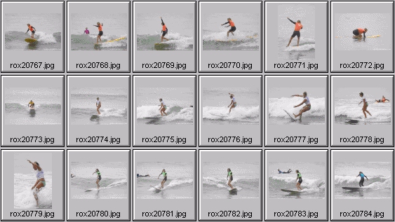 2002 Roxy Wahine women's surfing photos