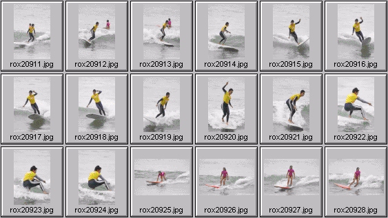 2002 Roxy Wahine women's surfing photos