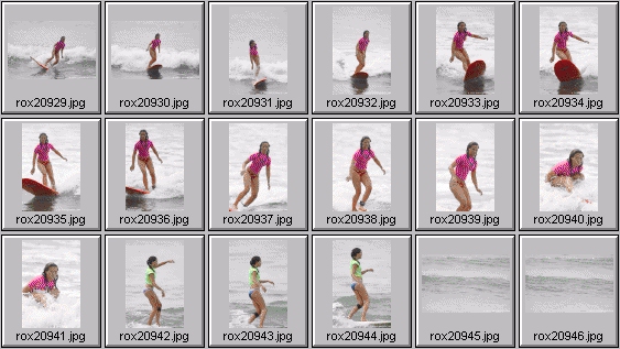 2002 Roxy Wahine women's surfing photos