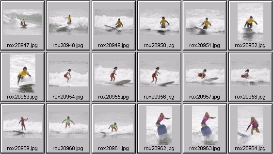 2002 Roxy Wahine women's surfing photos