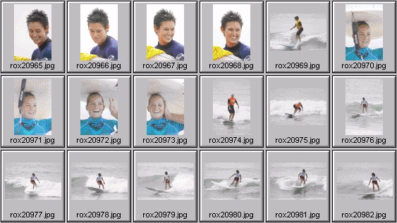 2002 Roxy Wahine women's surfing photos