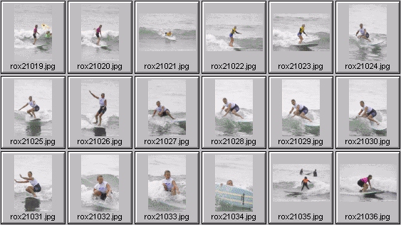 2002 Roxy Wahine women's surfing photos