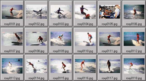 1998 Roxy Wahine women's surfing photos
