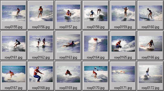 1998 Roxy Wahine womens surf contest photos